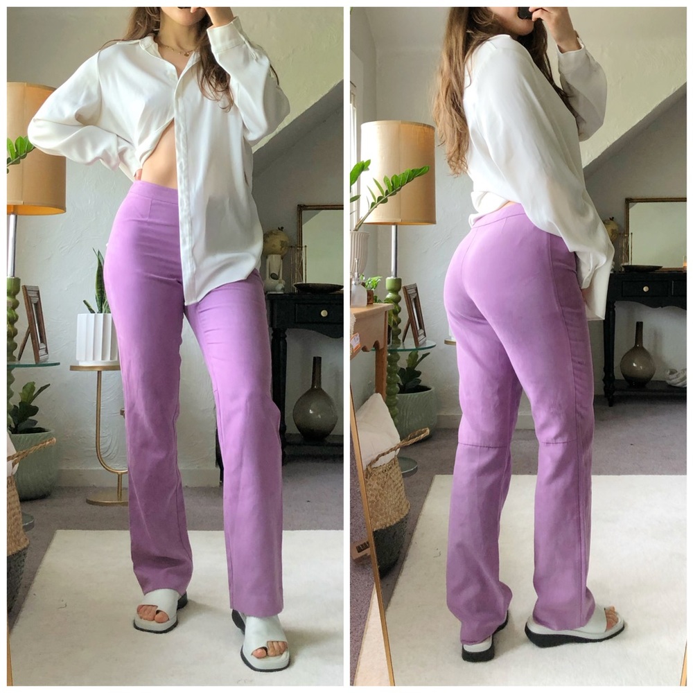 Vintage Faux Suede Pants
